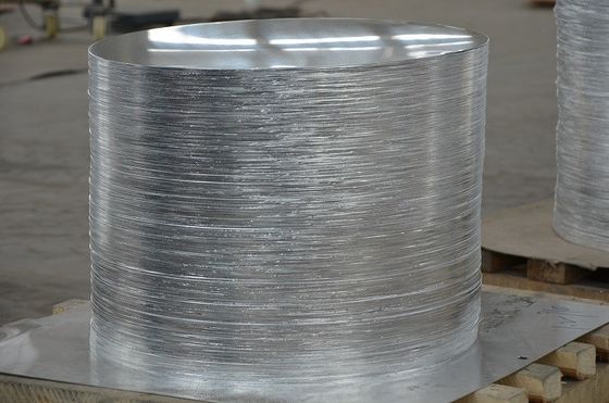 Personalizzi i dischi rotondi piani di alluminio d'argento del metallo per la latta di alluminio
