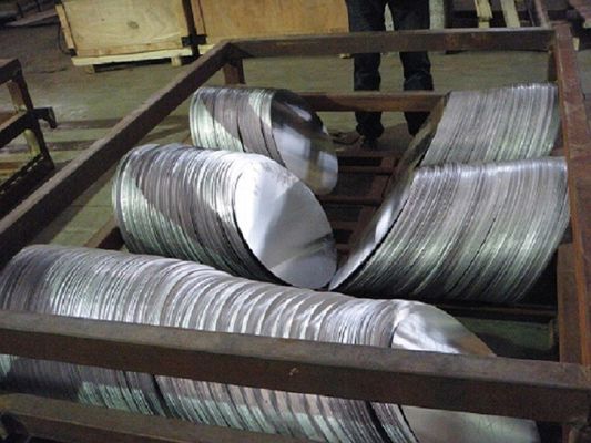 Personalizzi i cerchi di alluminio d'argento dei dischi del diametro per la fabbricazione delle pentole